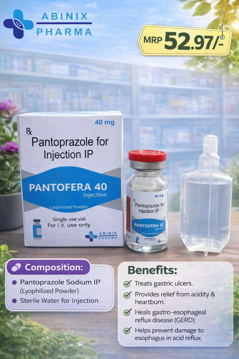 PANTOFERA 40 INJ – Abinix Pharma